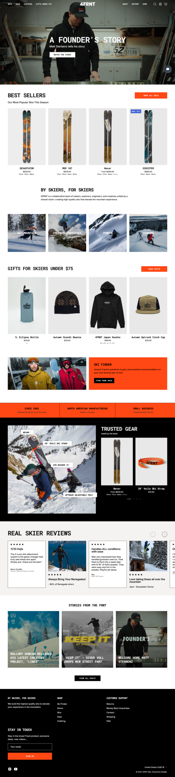 Web Design: High-Converting Storefronts for 20+ Brands - sample 2